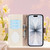 iPhone 17 Litchi Texture Wallet Mirror Leather Phone Case - Red