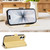 iPhone 17 Litchi Texture Wallet Mirror Leather Phone Case - Yellow