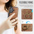 iPhone 17 MAGKING K1 MagSafe Detachable Wallet RFID Back Cover Phone Case - Brown