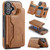 iPhone 17 MAGKING K3 Series MagSafe RFID Card Bag Detachable Phone Case - Brown