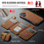 iPhone 17 MAGKING K3 Series MagSafe RFID Card Bag Detachable Phone Case - Brown