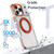 iPhone 17 Magnetic 360 Degree Rotating Holder Phone Case - Blue