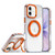 iPhone 17 Magnetic 360 Degree Rotating Holder Phone Case - Orange