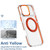 iPhone 17 Magnetic 360 Degree Rotating Holder Phone Case - White