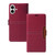 iPhone 17 Magnetic Buckle Card Slot Leather Phone Case - Red