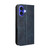 iPhone 17 Magnetic Buckle Retro Texture Leather Phone Case - Blue