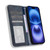 iPhone 17 Magnetic Buckle Retro Texture Leather Phone Case - Blue