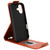 iPhone 17 Magnetic Vertical Flip Leather Phone Case with Buckle - Brown