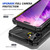 iPhone 17 MagSafe Magnetic Shockproof Phone Case with Ring Holder - Black