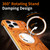 iPhone 17 Mech Series Cooling Rotating Holder Metal Frameless Phone Case - Orange