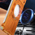 iPhone 17 Mech Series Cooling Rotating Holder Metal Frameless Phone Case - Orange