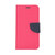iPhone 17 Mercury Contrast Color Splicing Leather Phone Case - Rose Red