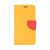 iPhone 17 Mercury Contrast Color Splicing Leather Phone Case - Yellow
