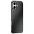 iPhone 17 Metal Frame Micro-frosted Back Panel Phone Case - Black
