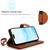 iPhone 17 Multi-Card Wallet RFID Leather Phone Case - Brown