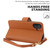 iPhone 17 Multi-Card Wallet RFID Leather Phone Case - Brown