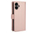 iPhone 17 Multi-Card Wallet RFID Leather Phone Case - Rose Gold
