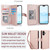 iPhone 17 Multi-Card Wallet RFID Leather Phone Case - Rose Gold