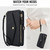 iPhone 17 Multifunctional Wallet Detachable Leather Phone Case with Lanyard - Black