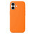 iPhone 17 Official Lanyard Hole Liquid Silicone Phone Case - Orange