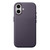 iPhone 17 Official Tech Fabric Texture Side-Stick TPU Magnetic Phone Case, No AI Camera Button - Purple