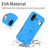 iPhone 17 Penguin Baby EVA Shockproof Phone Case with Holder - Blue