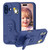 iPhone 17 Penguin Baby EVA Shockproof Phone Case with Holder - Navy Blue