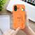 iPhone 17 Penguin Baby EVA Shockproof Phone Case with Holder - Orange