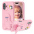 iPhone 17 Penguin Baby EVA Shockproof Phone Case with Holder - Pink