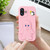 iPhone 17 Penguin Baby EVA Shockproof Phone Case with Holder - Pink