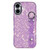 iPhone 17 Plating Shell Texture Wristband Holder TPU Phone Case with Lens Film - Purple