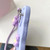 iPhone 17 Plush Flower Wavy TPU Phone Case with Lanyard - Black