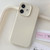 iPhone 17 Precision Hole Camera Frame Solid Color Phone Case - White