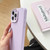 iPhone 17 Precision Hole Camera Frame Solid Color Phone Case - White