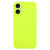 iPhone 17 Pure Color Liquid Silicone Fine Pore Phone Case - Bright Green