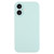 iPhone 17 Pure Color Liquid Silicone Fine Pore Phone Case - Turquoise