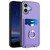 iPhone 17 R20 Ring Card Holder Phone Case - Purple