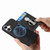 iPhone 17 Retro Folding Ring Holder Card Bag MagSafe Phone Case - Black