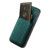 iPhone 17 Retro Leather Card Bag Magnetic Phone Case - Green