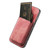 iPhone 17 Retro Leather Card Bag Magnetic Phone Case - Pink