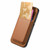 iPhone 17 Retro Magsafe Card Bag PU Back Cover Phone Case - Brown