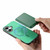 iPhone 17 Retro Magsafe Card Bag PU Back Cover Phone Case - Green