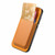 iPhone 17 Retro Magsafe Card Bag PU Back Cover Phone Case - Yellow