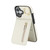iPhone 17 Retro Ring and Zipper RFID Card Slot Phone Case - White