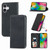iPhone 17 Retro Skin Feel Magnetic Flip Leather Phone Case - Black