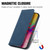 iPhone 17 Retro Skin Feel Magnetic Flip Leather Phone Case - Blue
