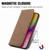 iPhone 17 Retro Skin Feel Magnetic Flip Leather Phone Case - Brown