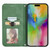 iPhone 17 Retro Skin Feel Magnetic Flip Leather Phone Case - Green
