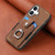 iPhone 17 Retro Skin-feel Ring Card Wallet Phone Case - Brown