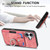 iPhone 17 Retro Skin-feel Ring Card Wallet Phone Case - Pink